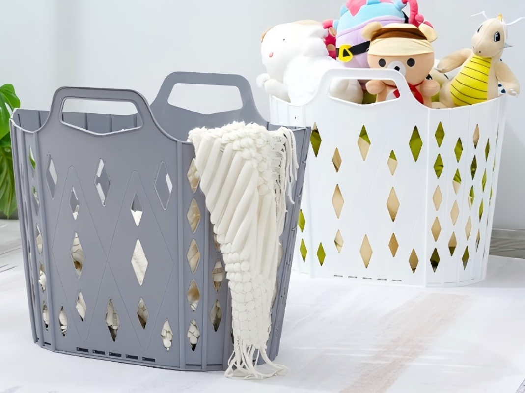折叠手提脏衣篮