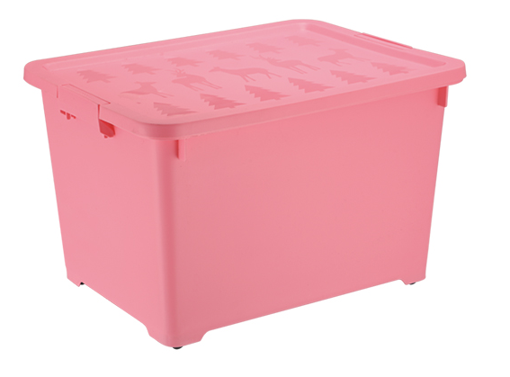 特大号加厚塑料收纳箱整理箱有盖收纳盒衣服被子置物周转储物箱子扫把组合