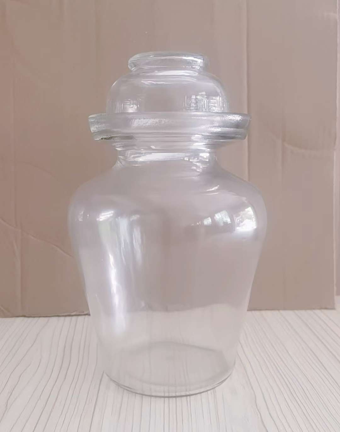 泡菜坛子玻璃加厚酸菜坛子腌制坛子水密封四升咸菜泡菜罐家用图