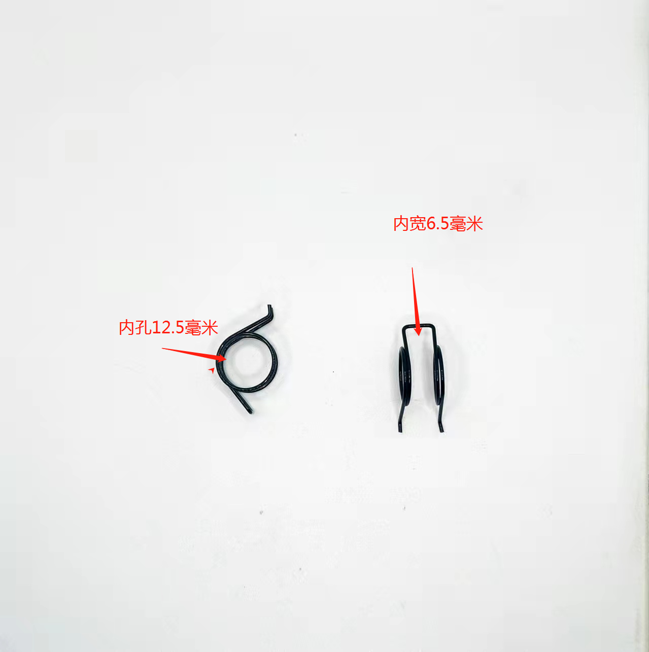 ll Electric vehicle handlebar reset spring, electric vehicle return brake double torsion spring, front and rear handlebar rebound accessories factory Specification drawing