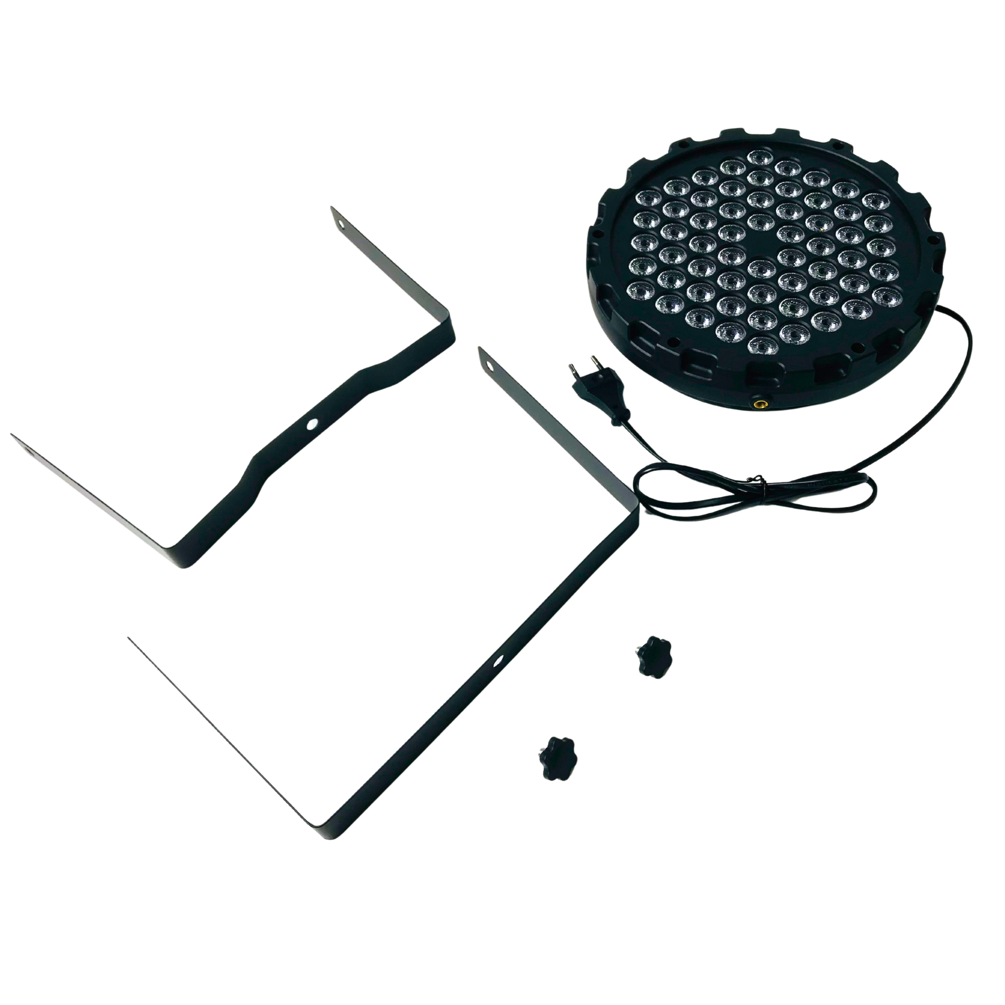 The factory's new 60-piece seven-color flat handkerchief light stage background light, dyed handkerchief light DMX voice-controlled bar light, strobe gradient stage effect light, wedding party atmosphere light Application Scenario