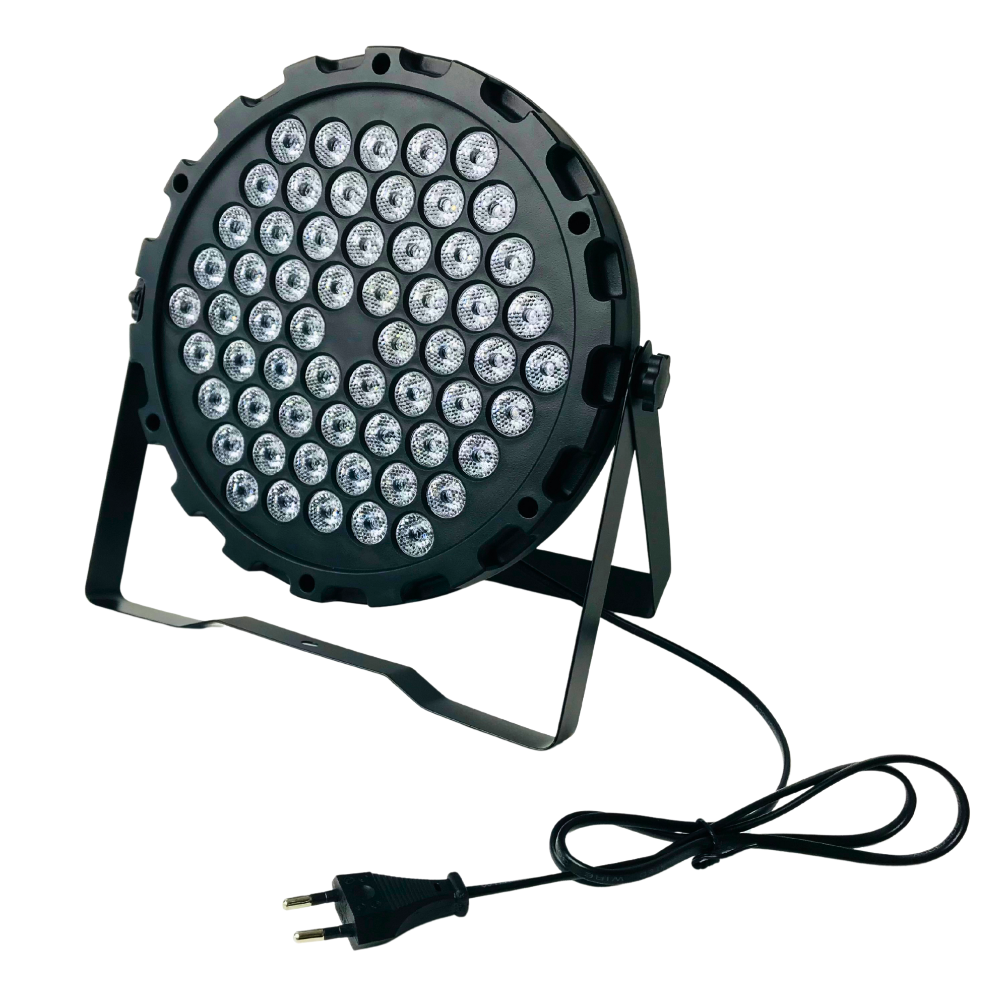 The factory's new 60-piece seven-color flat handkerchief light stage background light, dyed handkerchief light DMX voice-controlled bar light, strobe gradient stage effect light, wedding party atmosphere light Item Picture