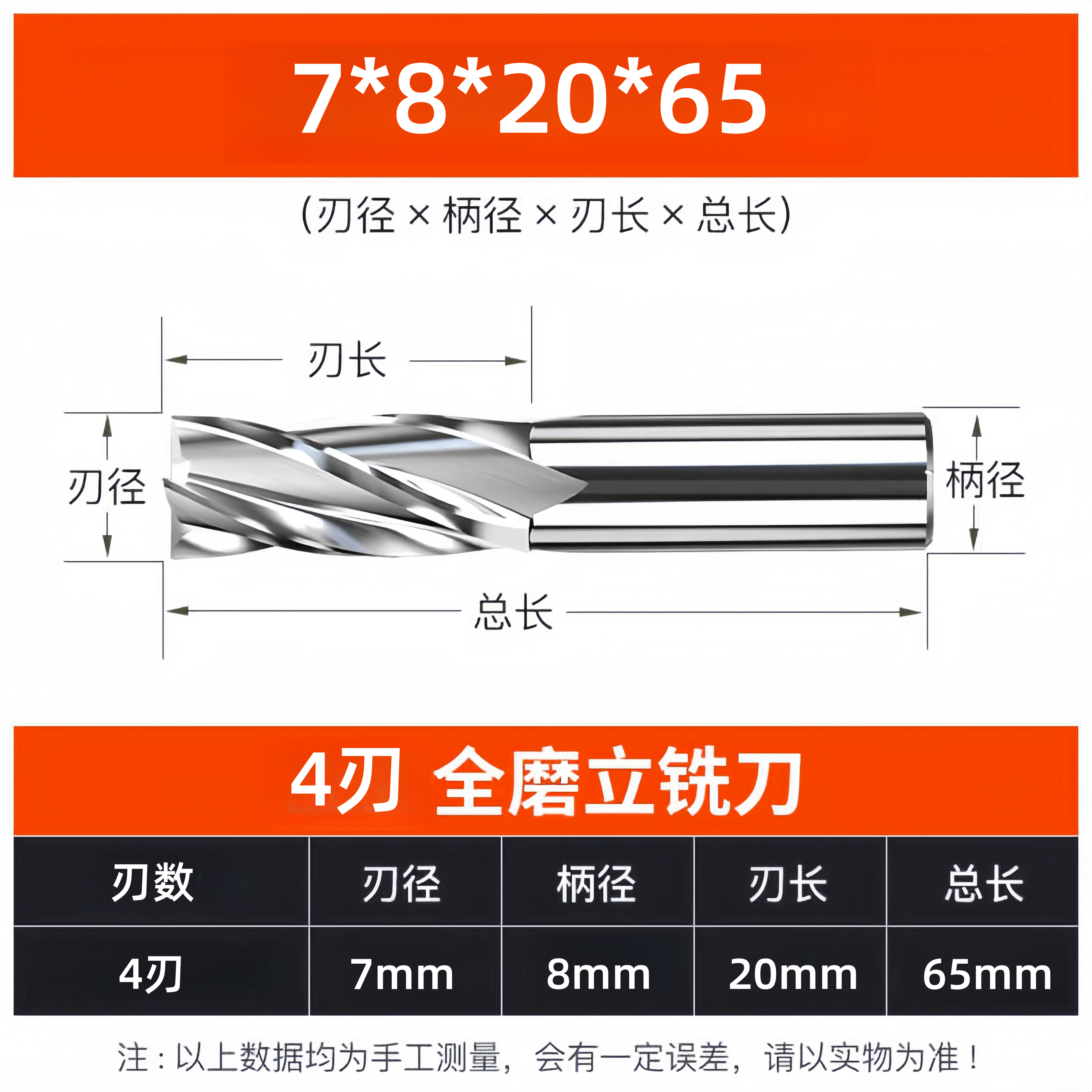 Super-hard high-precision M35 cobalt-containing white steel milling cutters, 2-edge, 3-edge, 4-edge straight shank end mills, high-speed steel hole milling cutters 1.5-25 undefined