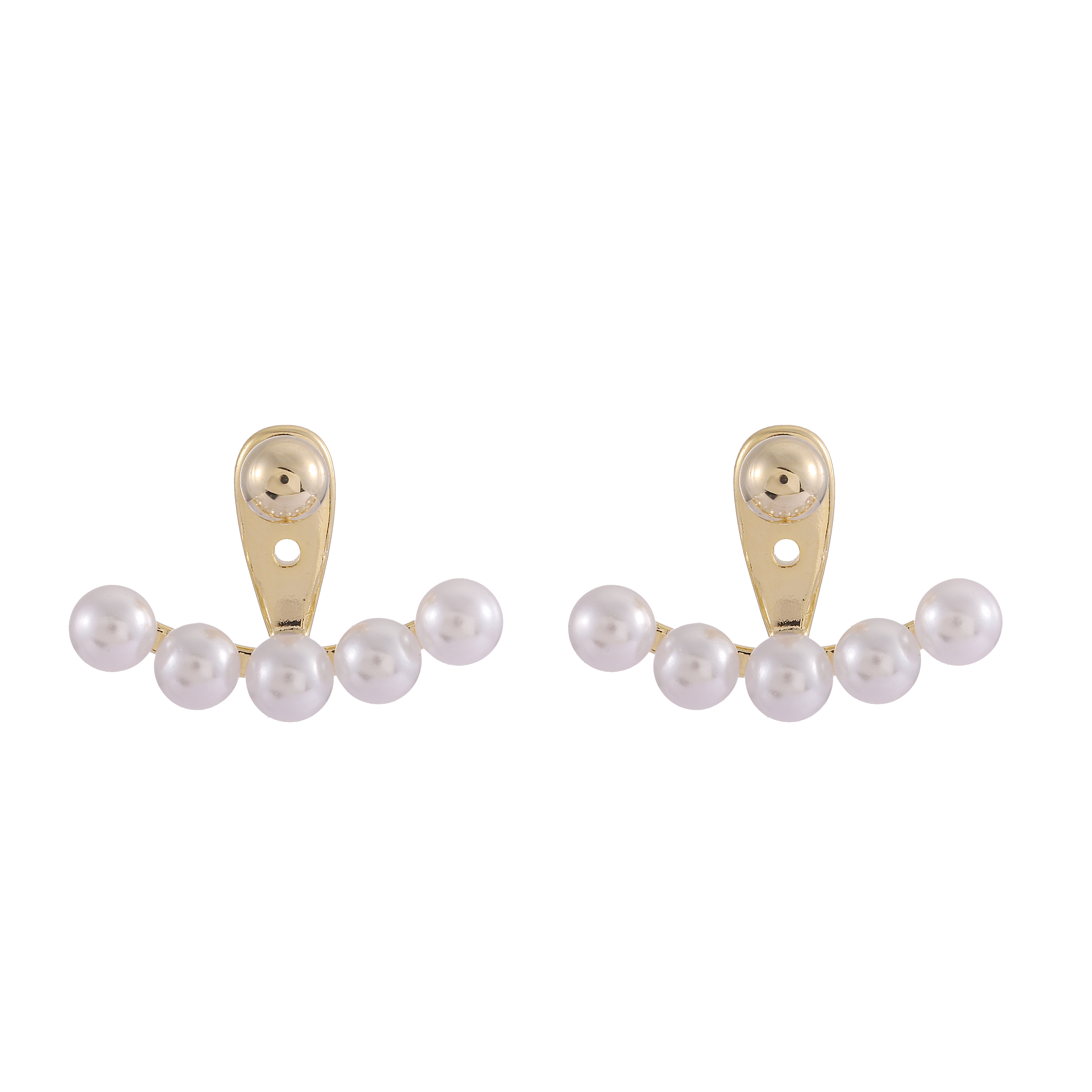 Xuhui brand exquisite and light luxury copper plated with real gold and zircon inlaid 925 silver needle DIY stud earrings full figure