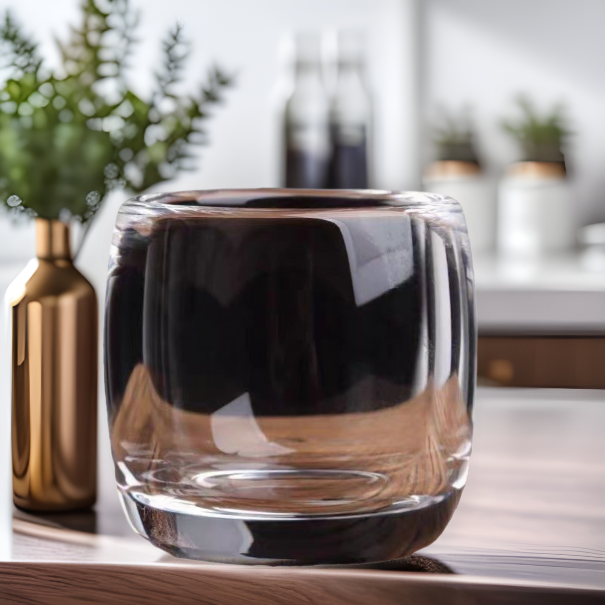 High-temperature resistant high-end glass cup, owner's cup, not hot to the touch, personal special thickened single cup, high-end health tea tasting cup full figure