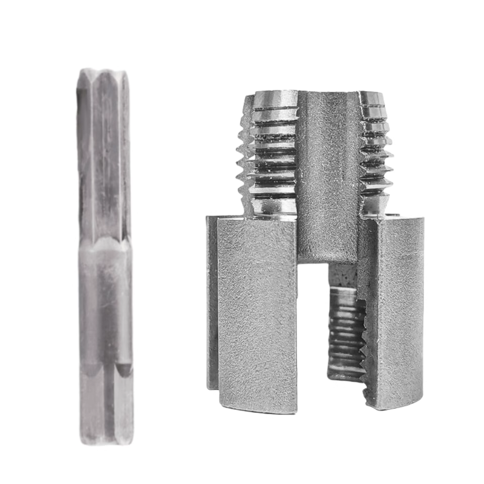 New 4-point and 6-point water pipe universal electric internal and external thread integrated thread opener, die thread tool, thread tapping cone undefined