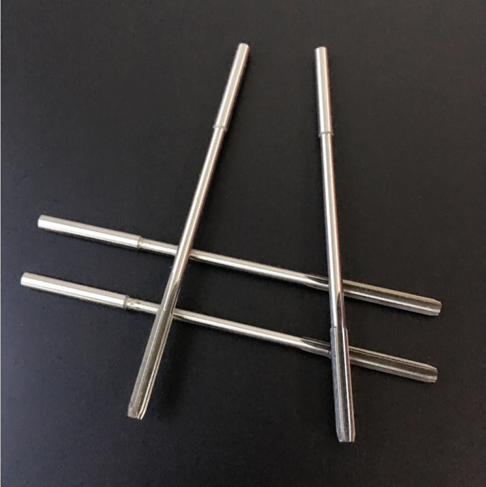 ll straight handle machine reamer conical handle cutter with long white steel and high-speed steel 3-4-5-6-7-8-9-10-12-14H Specification drawing
