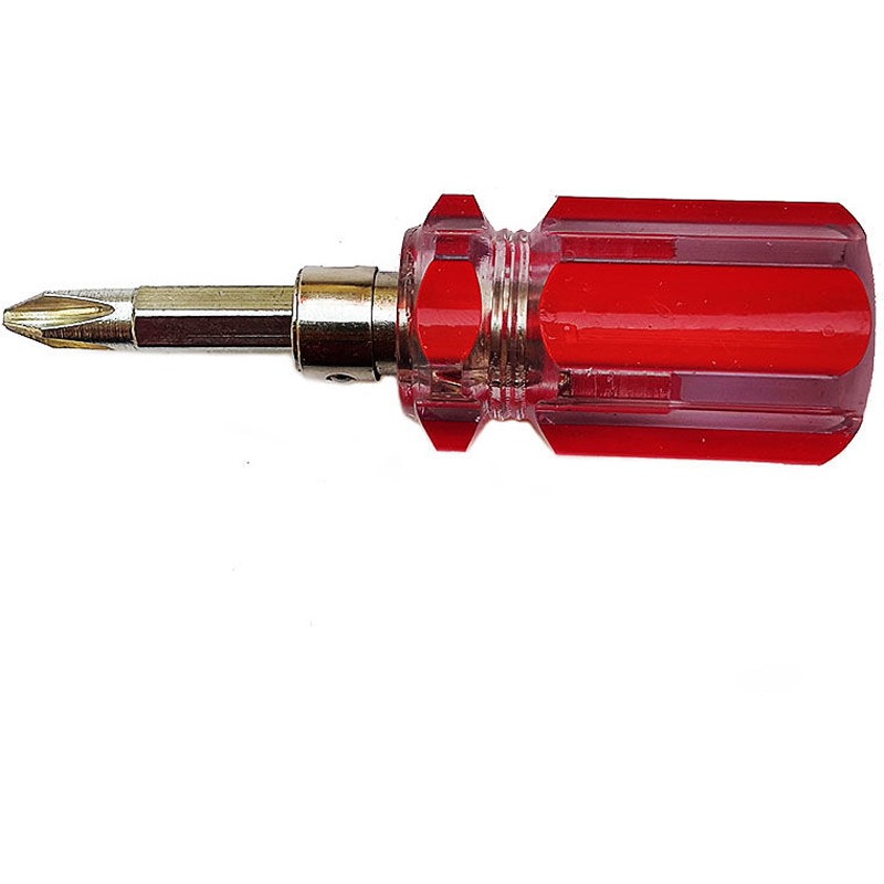 Dual-purpose screwdriver, one-head cross plum blossom mini short screwdriver, short-handled small radish head set, screwdriver and screwdriver undefined