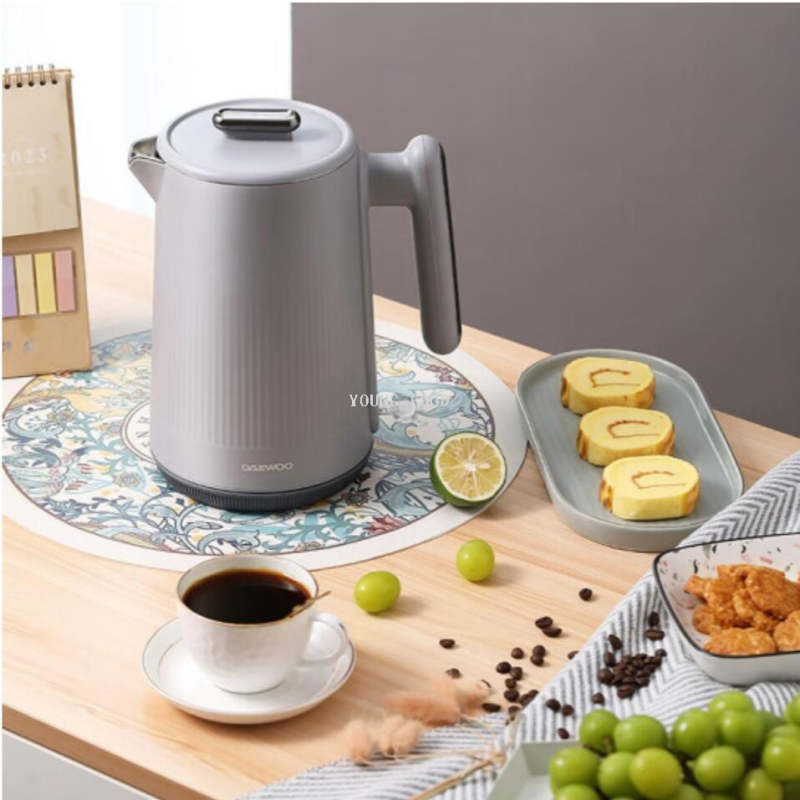 Free shipping for wholesale! DAEWOO 1.5L Household Double-layer anti-scald kettle DYSH-H1815 Specification image