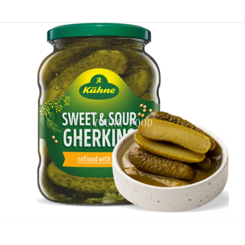 批发包邮！德国进口冠利酸青瓜670g手办零食小菜蔬菜罐头西餐配菜