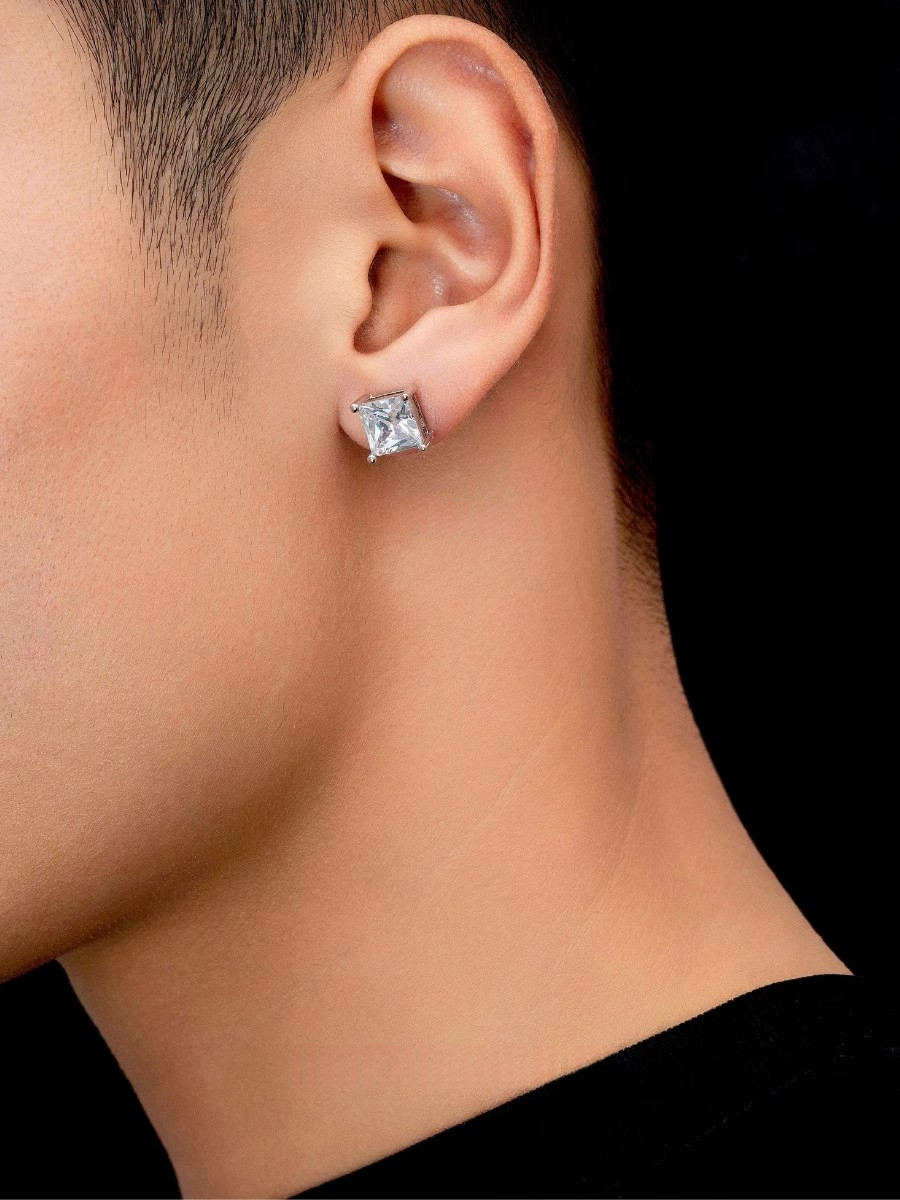 饰品/耳饰/耳钉/3对耳钉/滴油细节图