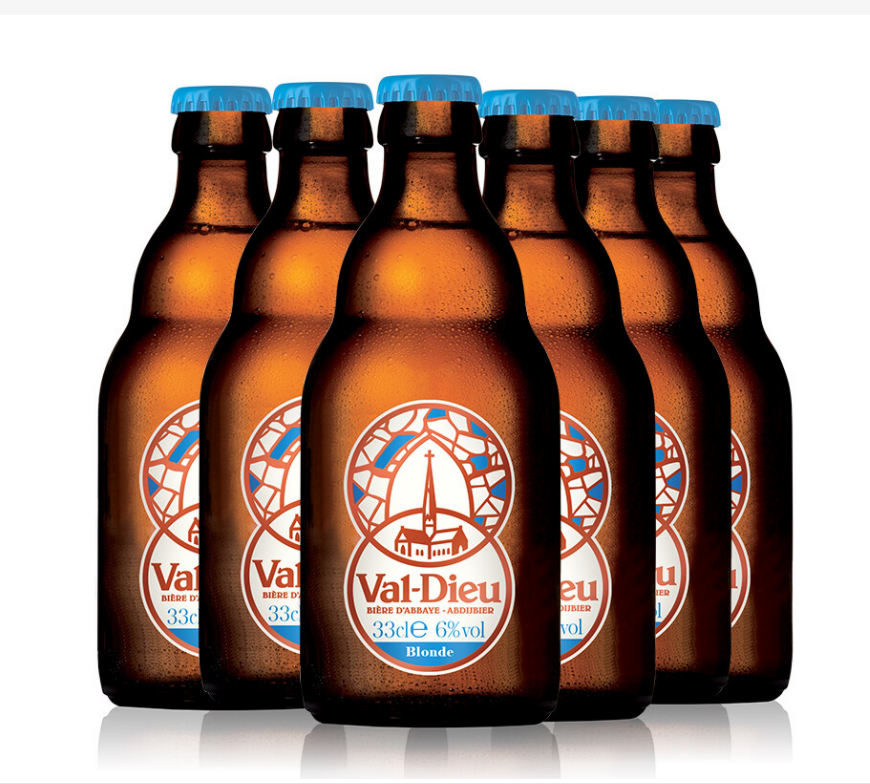 Free shipping for wholesale! Belgian imported Vatour Abbey Gold Beer 330ml craft snack wine figurine pic 2