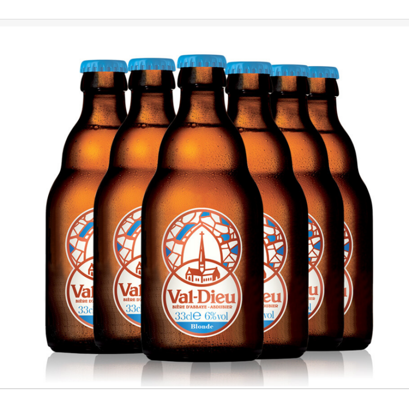 Free shipping for wholesale! Belgian imported Vatour Abbey Gold Beer 330ml craft snack wine figurine