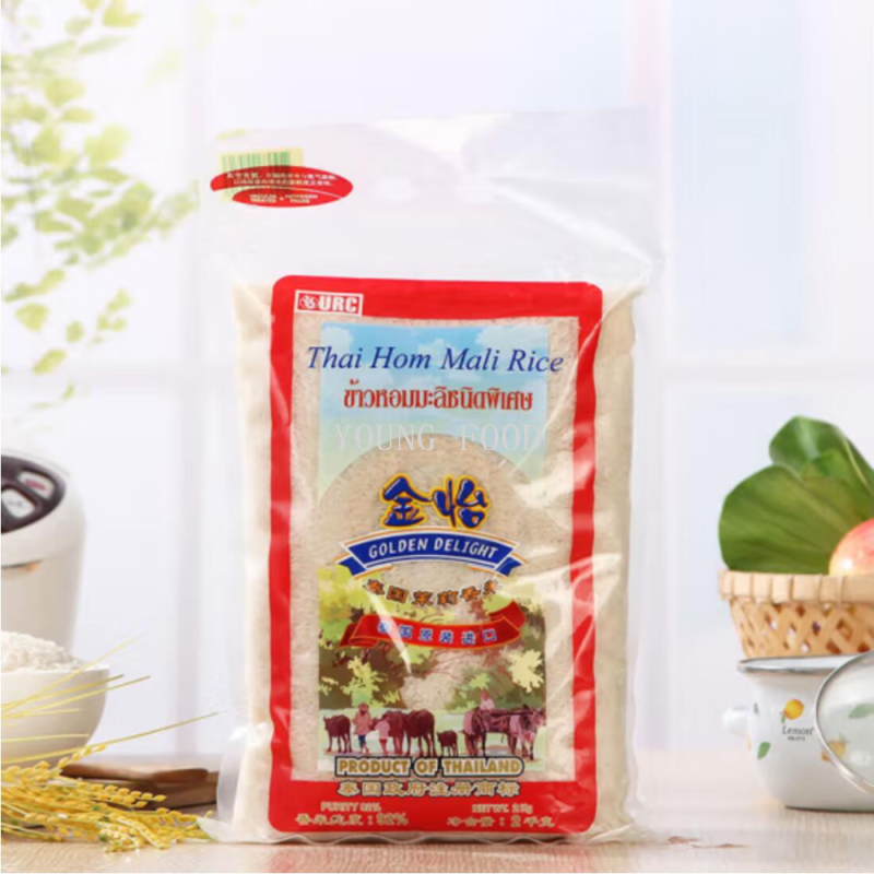 Free shipping for wholesale! Imported grain rice, Thai Jinyi Jasmine Rice/Vacuum + rubber handle 5kg Application Scenario