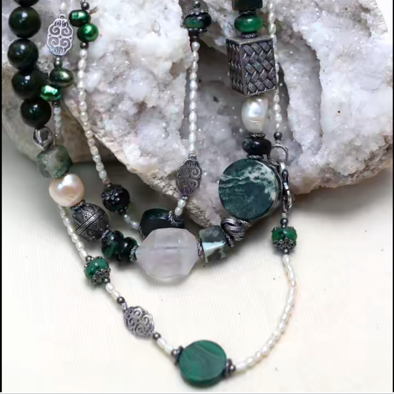 原创设计手工饰品手链项链叠戴