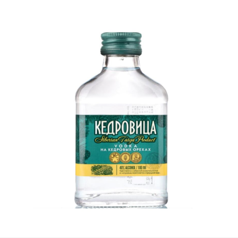 批发包邮！俄罗斯进口洋酒松子伏特加100ml 零食CH SAINT CORBIAN