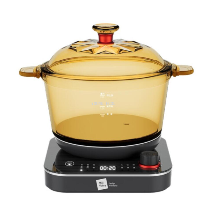 批发包邮！米技Miji（德国米技）多功能玻璃电煮锅ECE-GS22