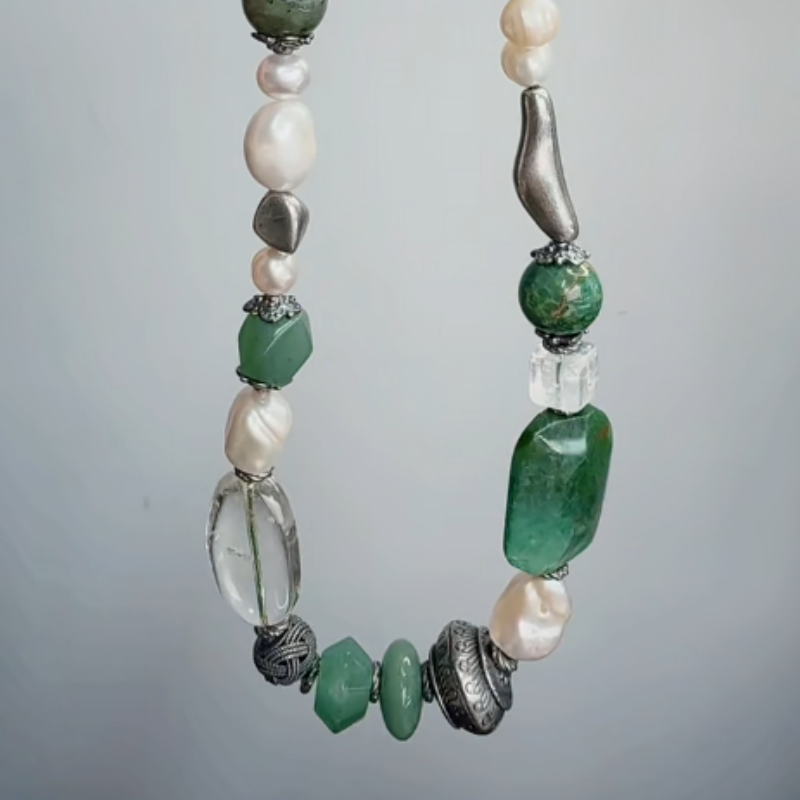 新中式民族风绿野仙踪双圈手串新中式手链女国风手饰串珠新款