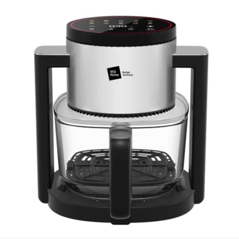 批发包邮！德国Miji米技360°全景可视玻璃空气炸锅MFEO-GS45电器