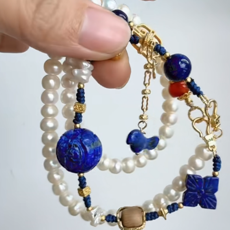 手链/水晶手串/饰品/珍珠手链/手串细节图