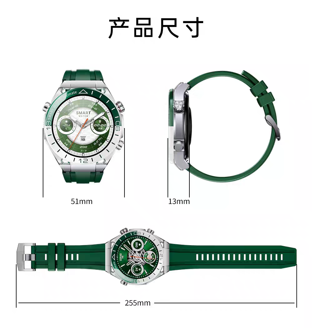 aima艾玛AIMA Kalobee华强北智能手表SK41高颜值热销爆款灵敏高清多功能高端电子运动手表绿野传奇男士非凡 detail image 18