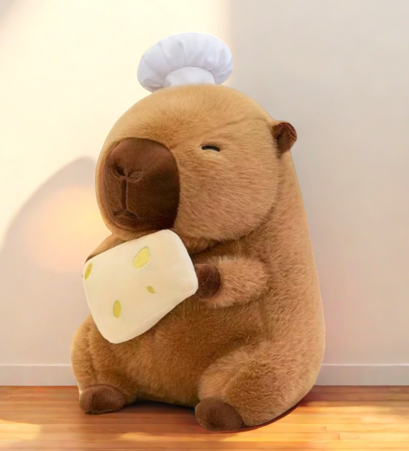  跨境爆款水豚毛绒玩具卡皮巴拉玩偶外贸活动礼品批发生日礼物秀绒玩具批发详情4