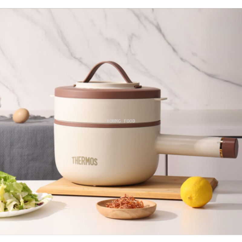 电煮锅简约/电饭锅电热锅/美的电锅/电炖锅/苏泊尔电锅白底实物图