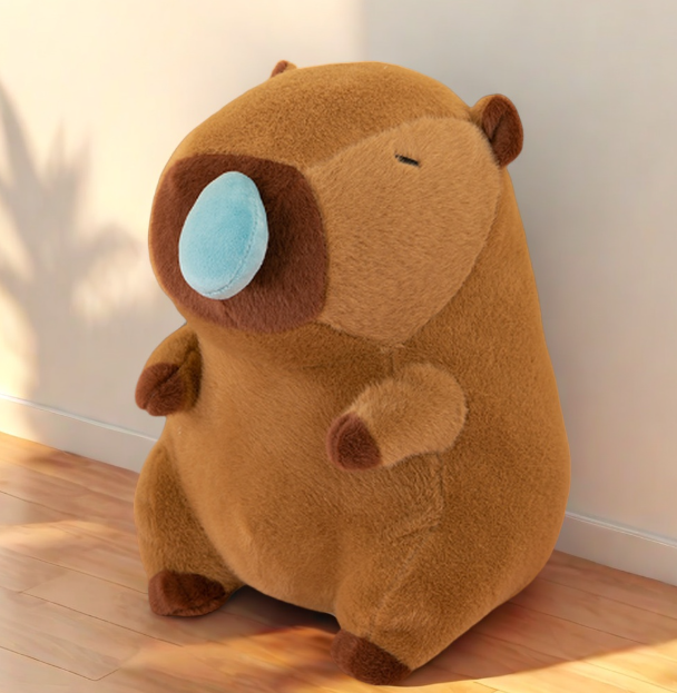  跨境爆款水豚毛绒玩具卡皮巴拉玩偶外贸活动礼品批发生日礼物秀绒玩具批发详情7