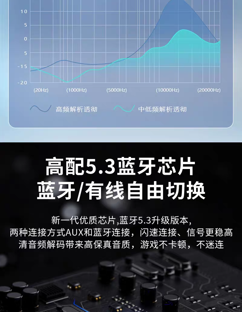 AIMA艾玛aima蓝牙耳机头戴时尚可爱萌宠发光灯光炫彩高质量续航持久柔软轻盈女生打游戏无线头戴耳机可外贸 detail image 9