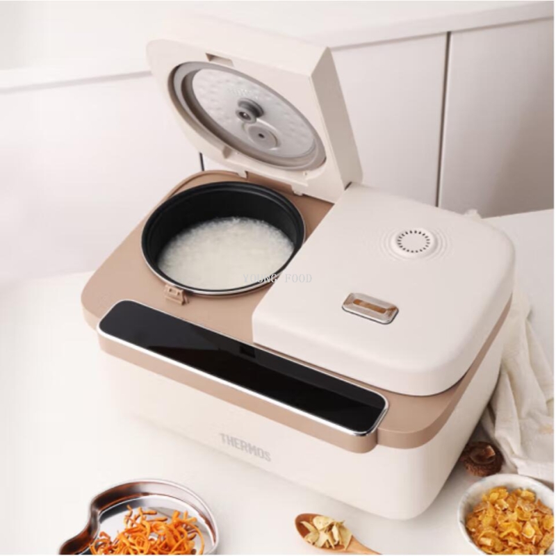 批发包邮！THERMOS膳魔师多功能双胆饭煲EHA-4124E智能小家电电器白底实物图