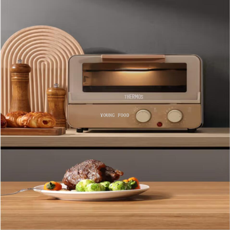 Free shipping for wholesale! THERMOS Thermos Electric Oven Mocha Brown 8L EHA-5117A Smart Small appliance Item Picture