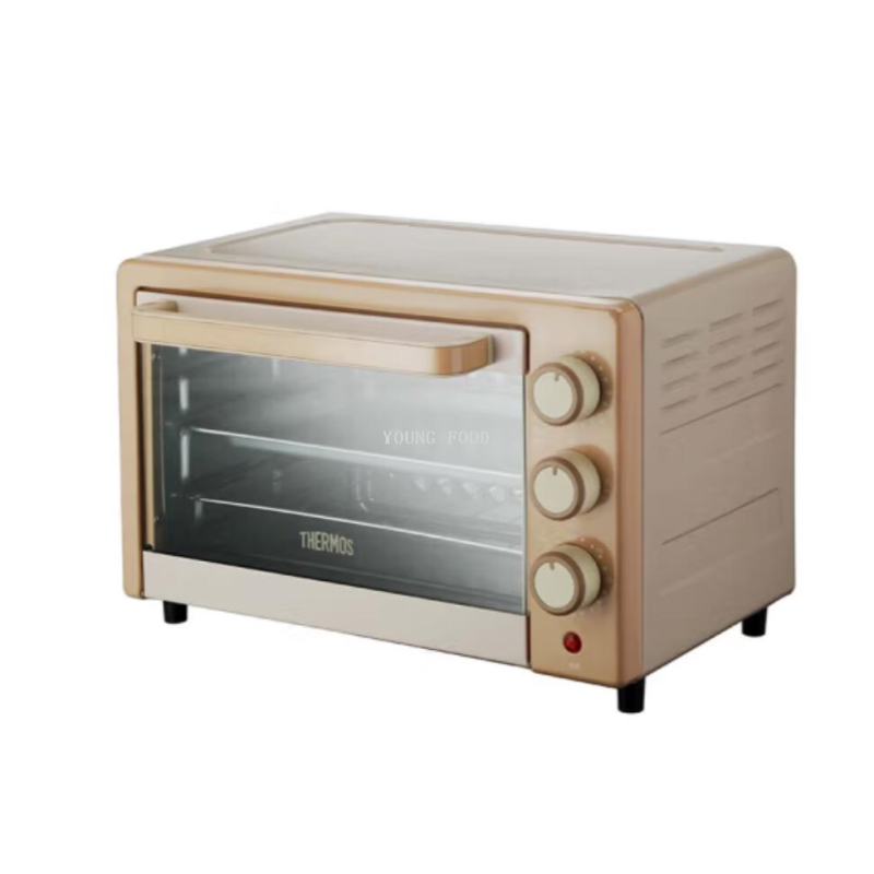 Free shipping for wholesale! THERMOS Thermos Electric Oven Mocha Brown EHA-5133A Smart Small household appliance details Picture