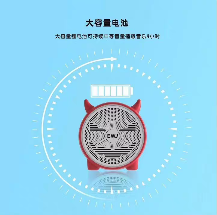 Aima Emma Aima Ewa/ Sound For Love Bluetooth Speaker Bestseller, Little Pig And Little Calf Silicone Case For Children, Babies And Early Childhood Education, Cute, High Appearance Level, Gift, Portable Outdoor Dopamine Bluetooth Speaker Application Scenario