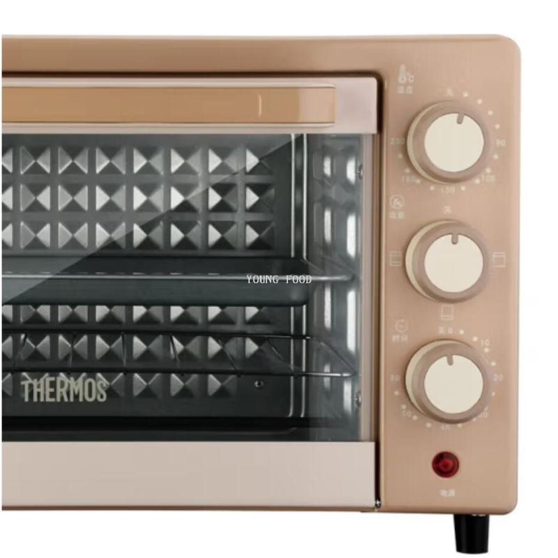 Free shipping for wholesale! THERMOS Thermos Electric Oven Mocha Brown EHA-5133A Smart Small household appliance Specification image