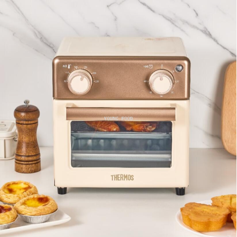 批发包邮!THERMOS电烤箱家用小型8L容量可视控温可定时EHA-5104A详情图4