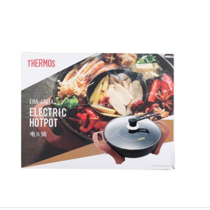 批发包邮！THERMOSEHA膳魔师电火锅EHA-4341A 智能小家电手办电器白底实物图