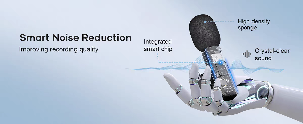 Aima Emma Aima K11 Lapel Microphone Type-C Port Ios Port Apple Flash Charging Head Compatible With Multiple Models, Advanced Intelligent Noise Reduction, Stunning Sound Quality, Portable Live Streaming Microphone, Design Microphone undefined