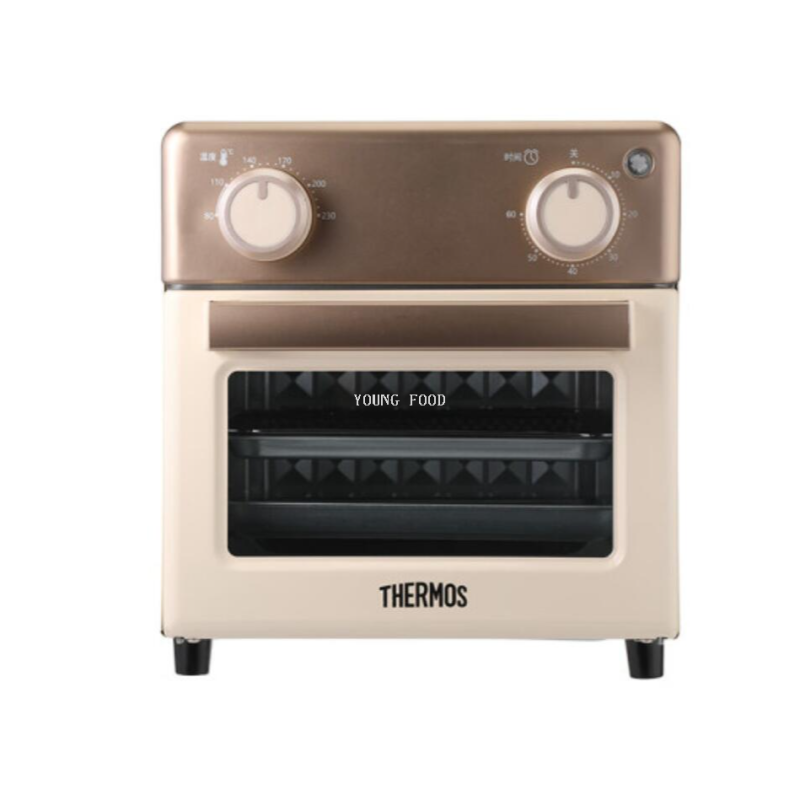 批发包邮！THERMOS电烤箱家用小型8L容量可视控温可定时EHA-5104A