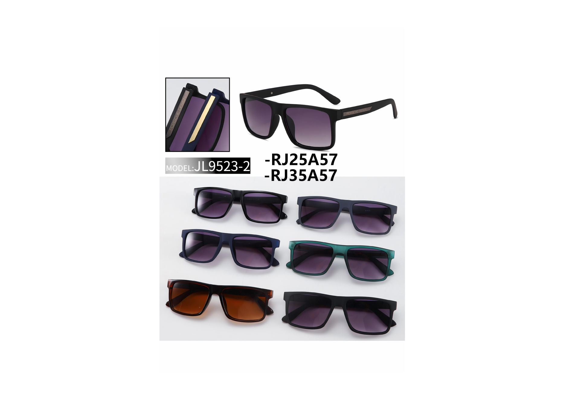 New classic sunglasses, fashionable business trend, high-end cross-border UV bestseller sunglasses, casual and light luxury