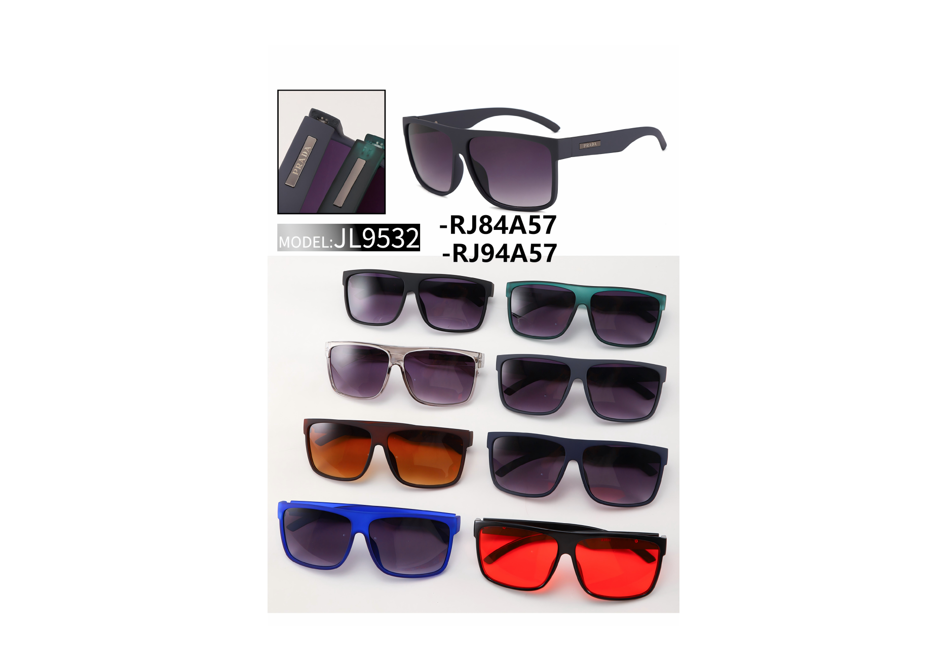 Men's sunglasses, outdoor casual sunglasses, fashionable and handsome men, anti-strong light fishing