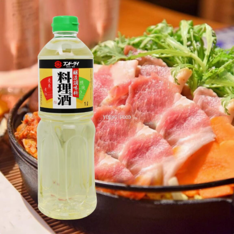Free shipping for wholesale! 1L Japanese large-character seasoning cooking wine, imported condiment figurine, dipping sauce, stir-frying seasoning Application Scenario