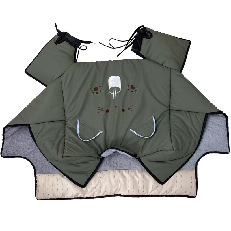 冬季电动车挡风被加绒加厚加宽保暖大小型电瓶摩托车挡风罩防风电动车被挡风被加厚详情图9