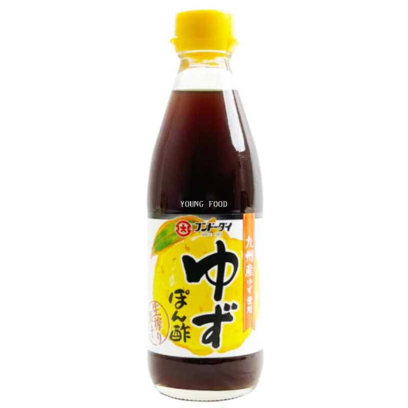 Free shipping for wholesale! 360ml Japanese large character yuzu flavored sauce, imported snack figurine seasoning and dipping sauce