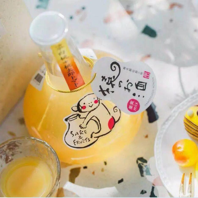 Free shipping for wholesale! Japanese imported Two-faced Ape Sake White Peach and Tomato Flavored Liqueur 300ml Specification image