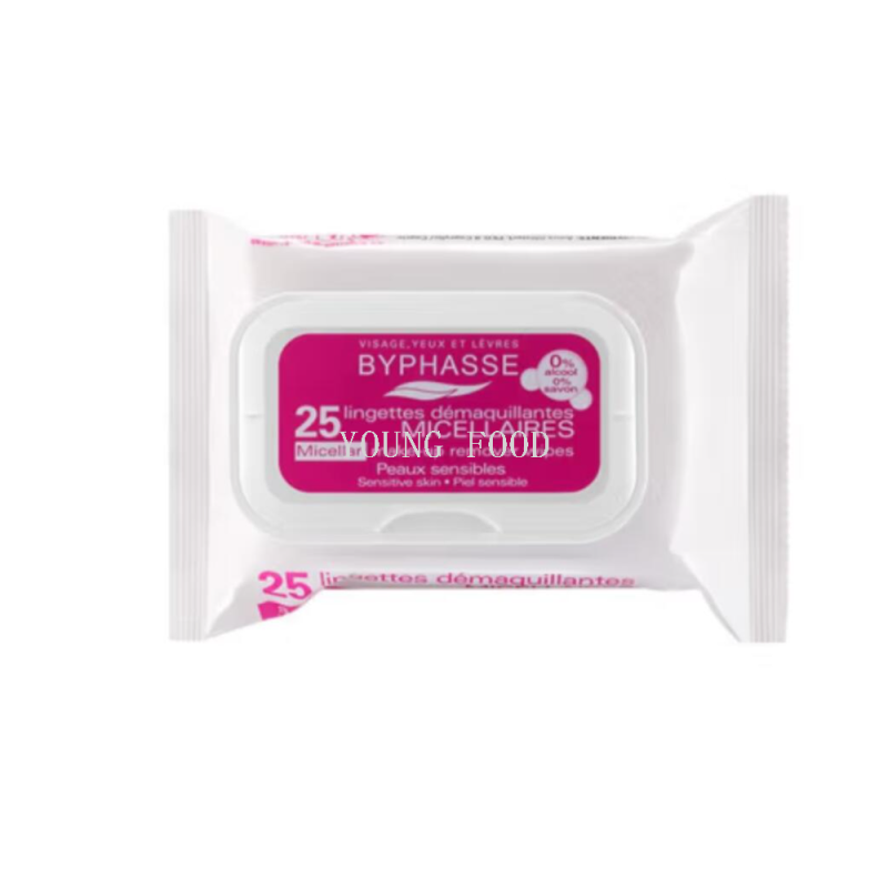 包邮零批！西班牙进口百货Byphasse蓓昂丝卸妆湿巾25片手办穿戴甲