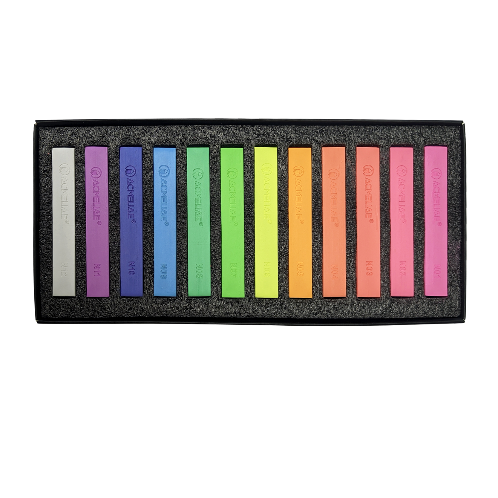 ACMELIAE 12 colors neon tone soft pastel SPN-12 details Picture