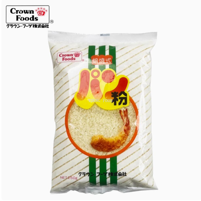 批发包邮！日本进口高端食材皇冠食品面包糠 250g 手办休闲零食