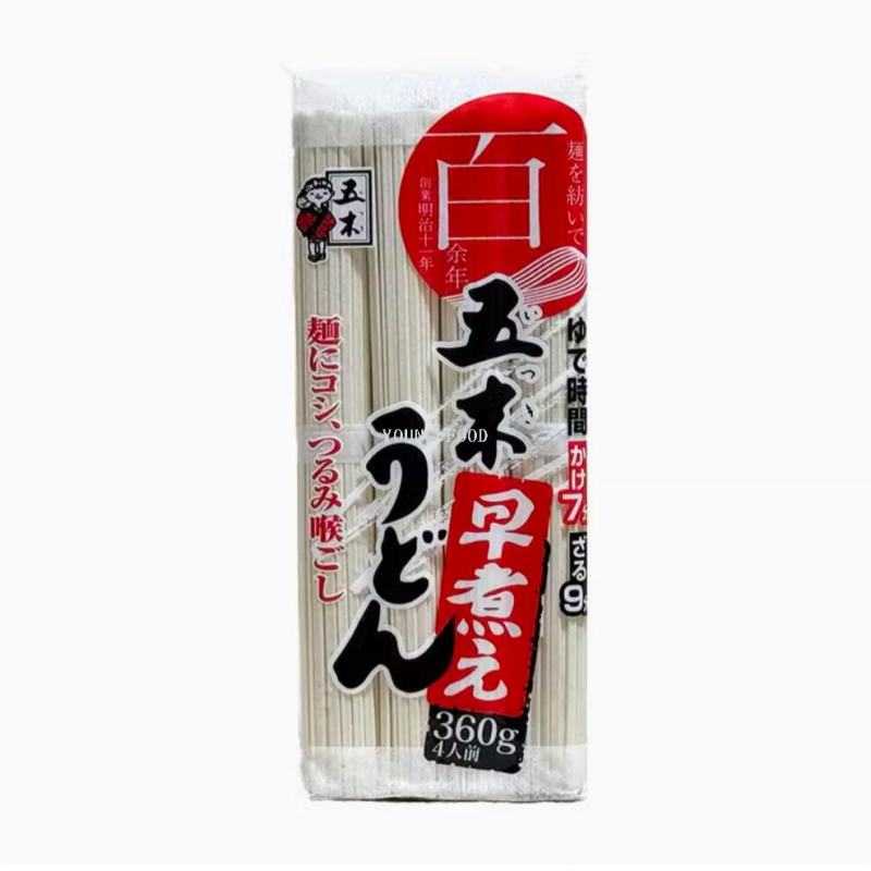 Free shipping for wholesale! 360g of Japanese imported Goki quick-cooking udon noodles (without seasoning packets) as a snack Application Scenario