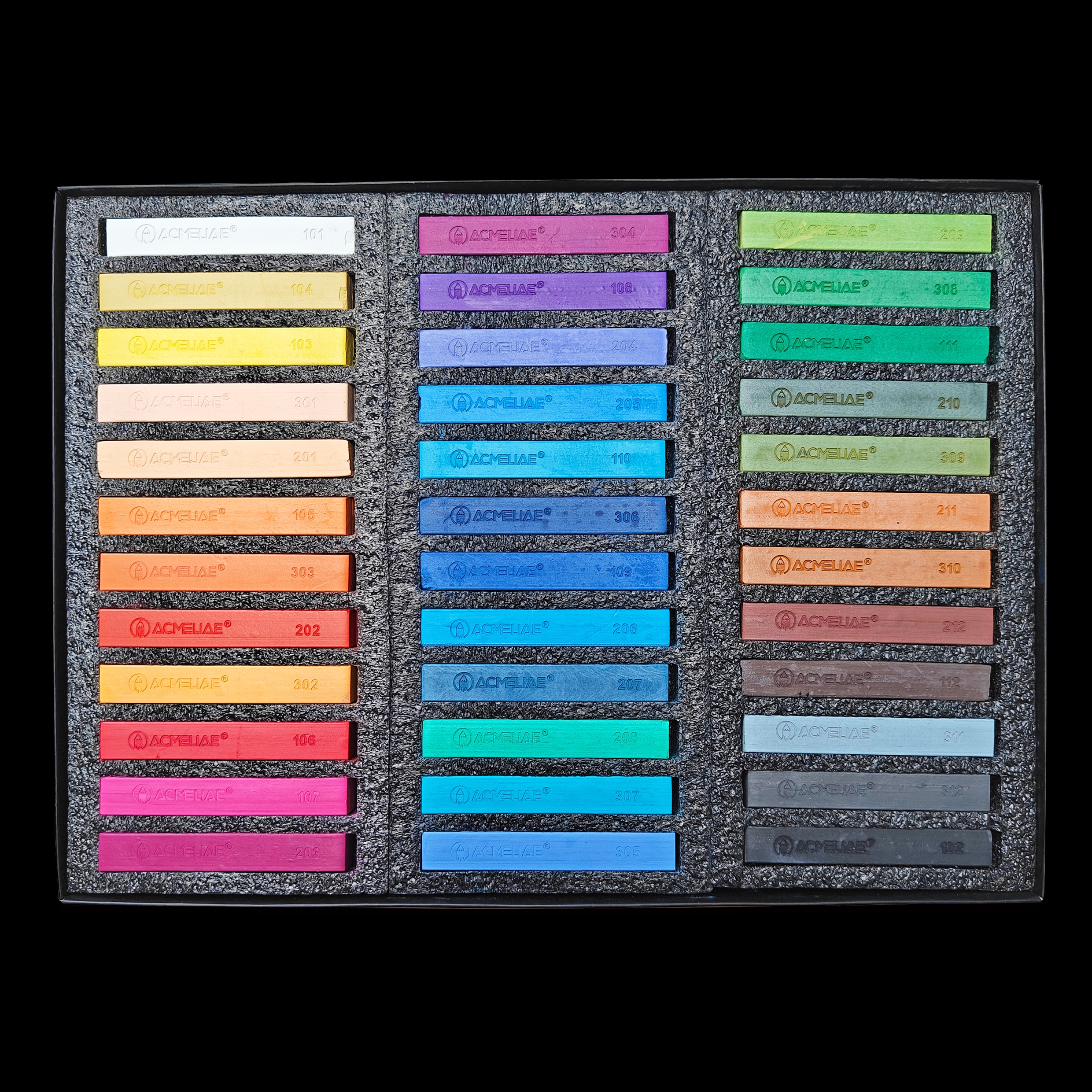 36 Color Soft Pastel Art Drawing ACMELIAE SPC-36 details Picture