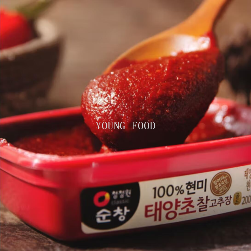 包邮批发!韩国进口零食手办 清净园淳昌辣椒酱 极辣)(盒)200g详情图2